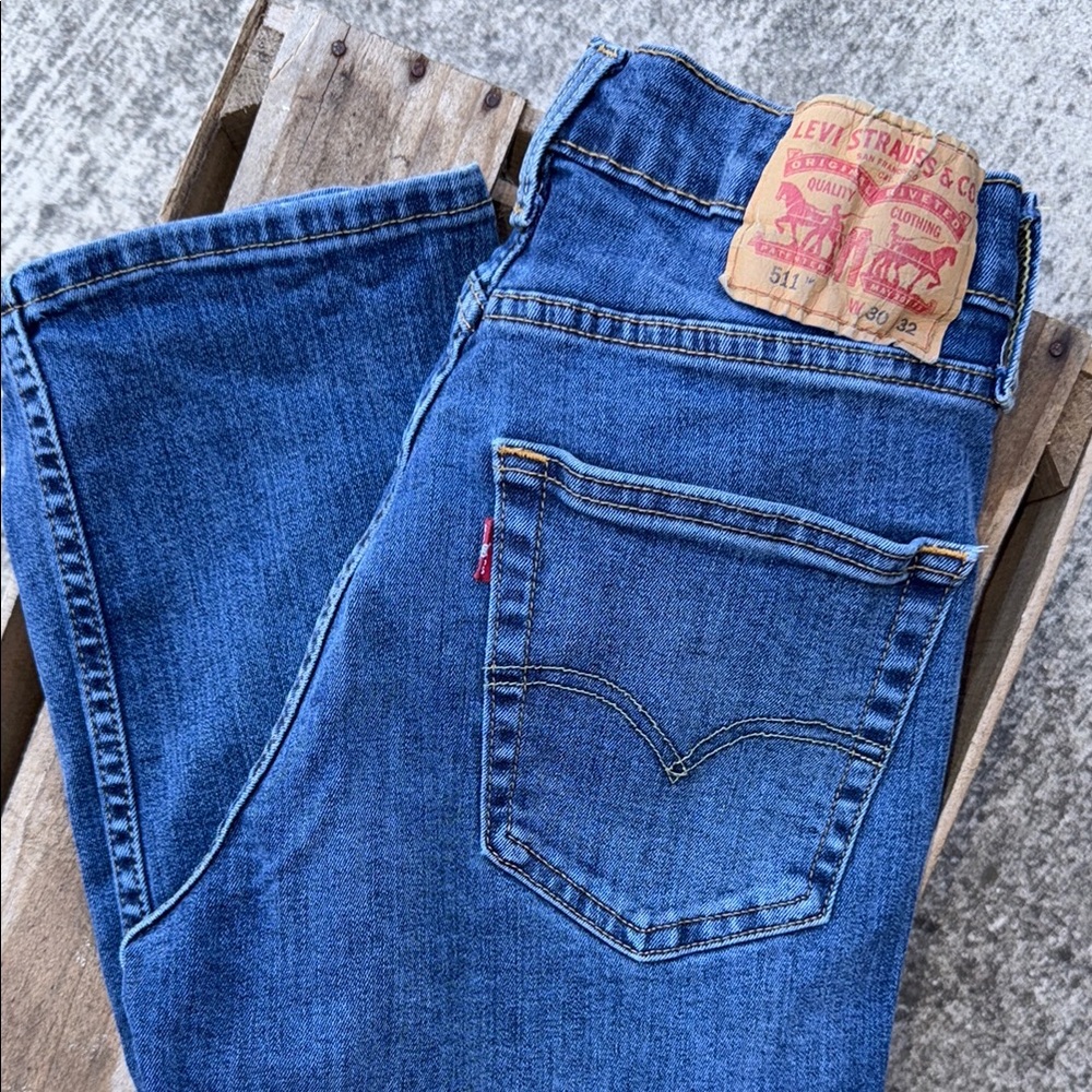 Levi's Men's 511 Blue Jeans 30x32